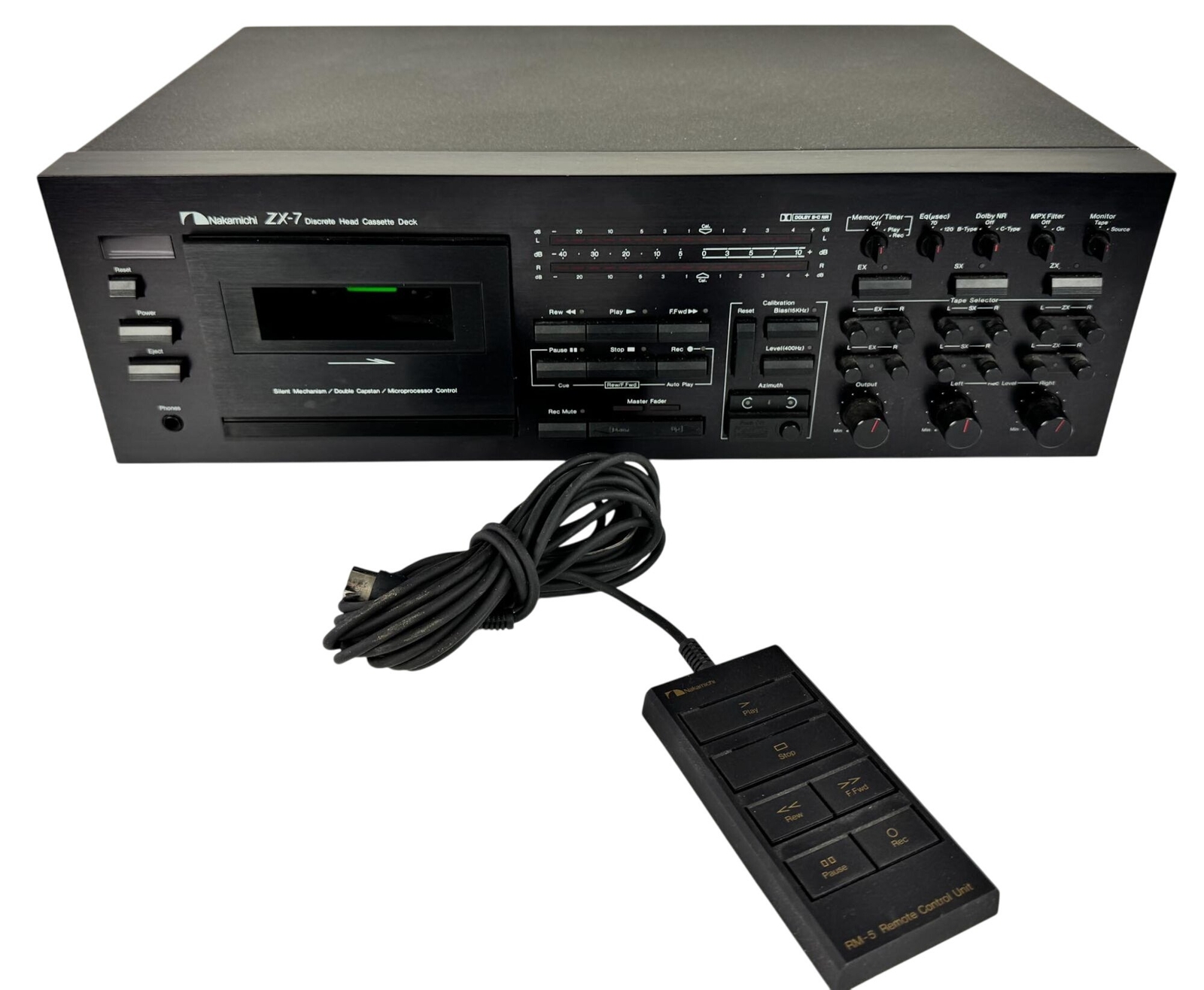カセット達 Nakamichi ZX-7 Discrete Head Cassette Deck with Remote For