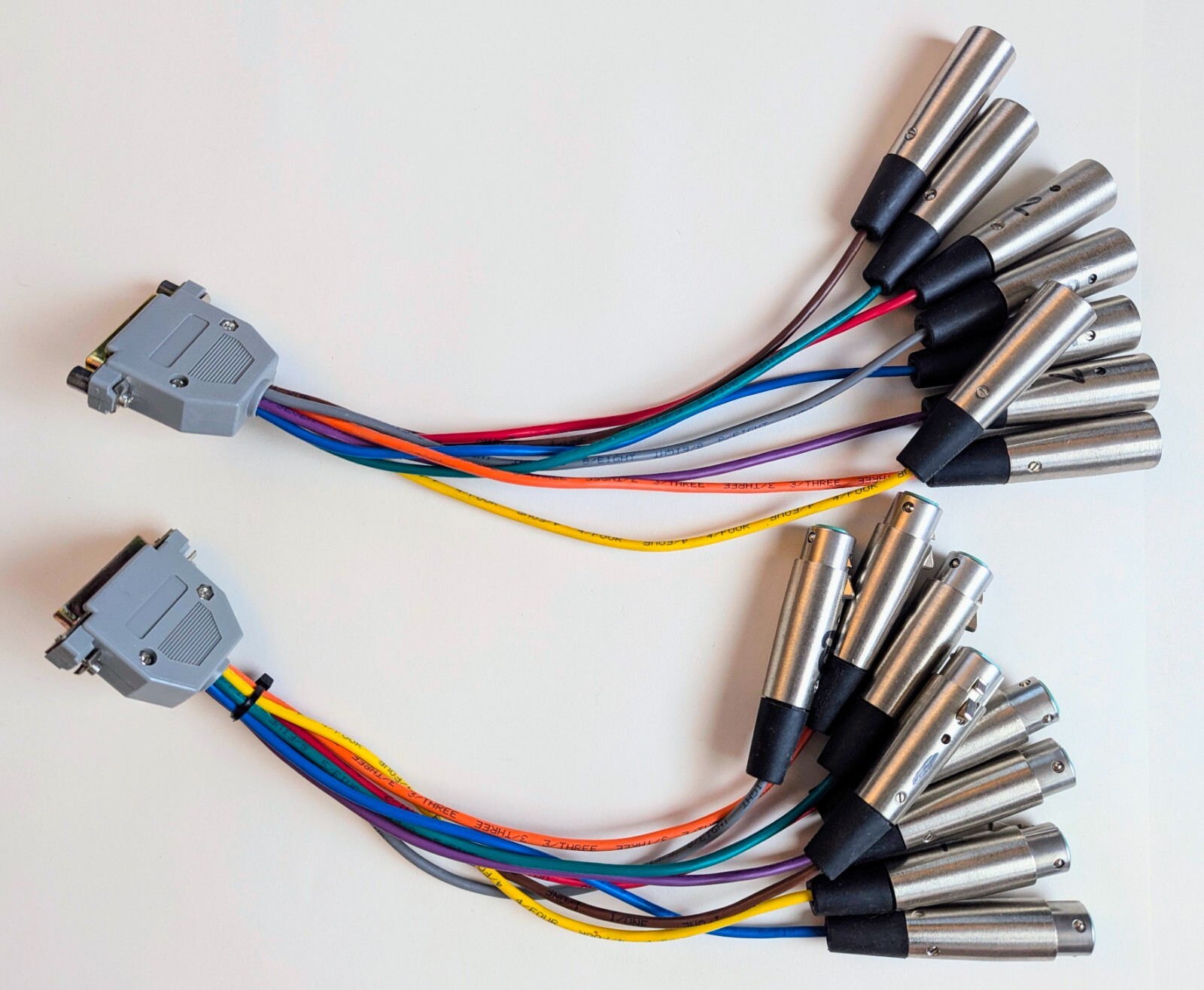 Reference Cables D-sub - TRS 1m 他 DSUB | 25 Pin Male D-sub to 8 Channel TRS Fantail