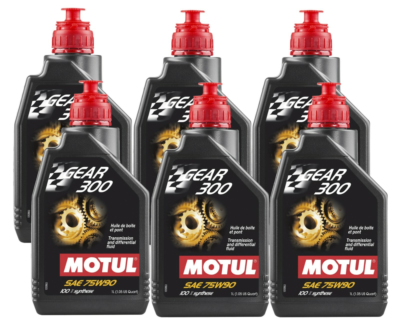 Motul Gear 300 75w90 6l Fully Synthetic Trans Fluid Differential Oil (6
