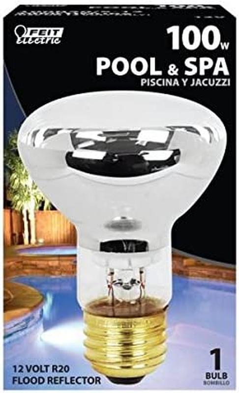 Electric 100 Watt Incandescent R20 Pool and Spa Flood Light Bulb,&nbsp;Ideal for Pool
