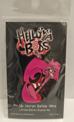 Helluva Boss Pin Up Human Barbie Wire Limited Edition Enamel Pin Viviziepop