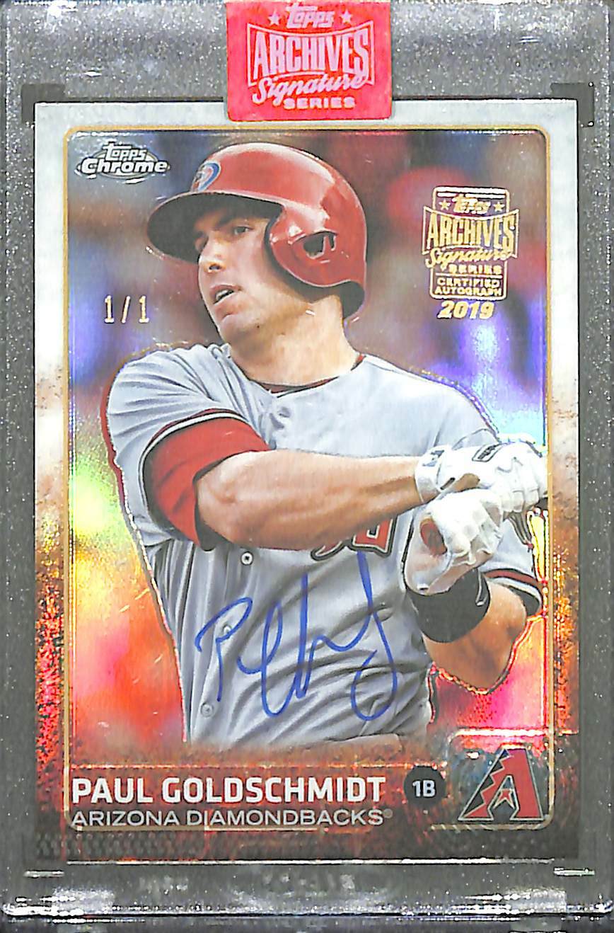 1of1 Topps Archives Signature ゴールドシュミット 1of1 Topps Archives Signature ゴールドシュミット