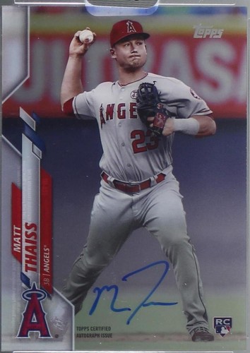 2020 Topps Clearly Authentic Autographs - Matt Thaiss #CCA-MT