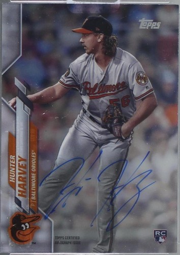 2020 Topps Clearly Authentic Autographs - Hunter Harvey #CCA-HH