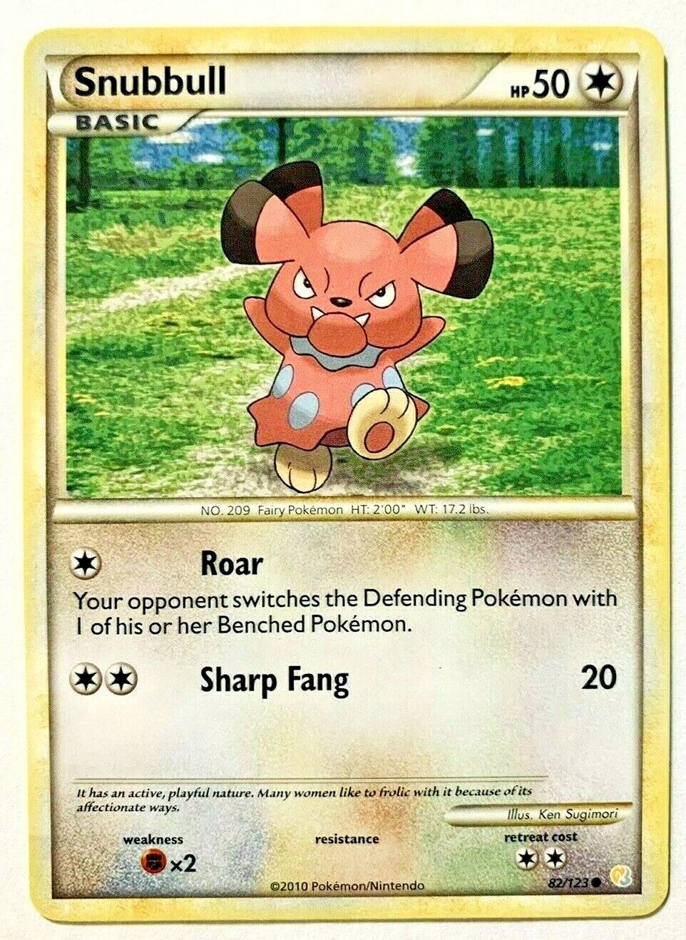 世界6枚 PSA10 ブルー snubbull 2009 057 40 2009 Near Mint Pokemon Snubbull 057/070 SoulSilver