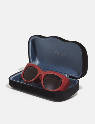 GUCCI GUCCI GG1544S-002-53 BURGUNDY SUNGLASSES