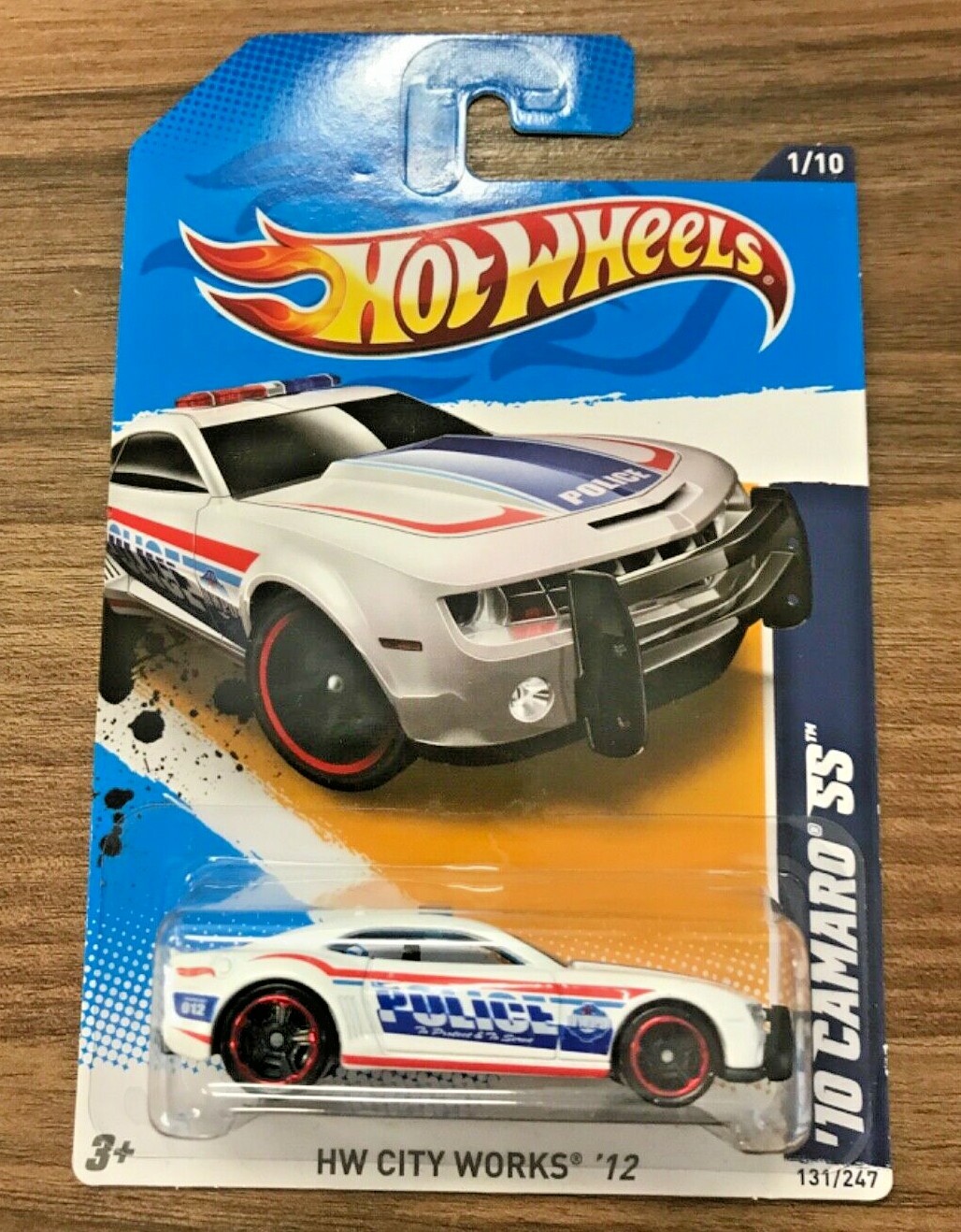 Hot Wheels '10 Camaro SS #131 HW '12 City Works 1/10 White