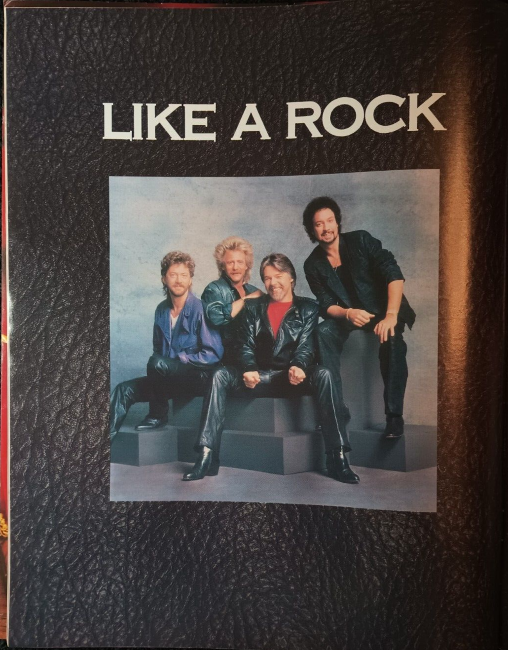 BobSeger&TheSilverBulletBand XL 1986ツアー Original vintage 1986 Bob Seger And The Silver Bullet Band