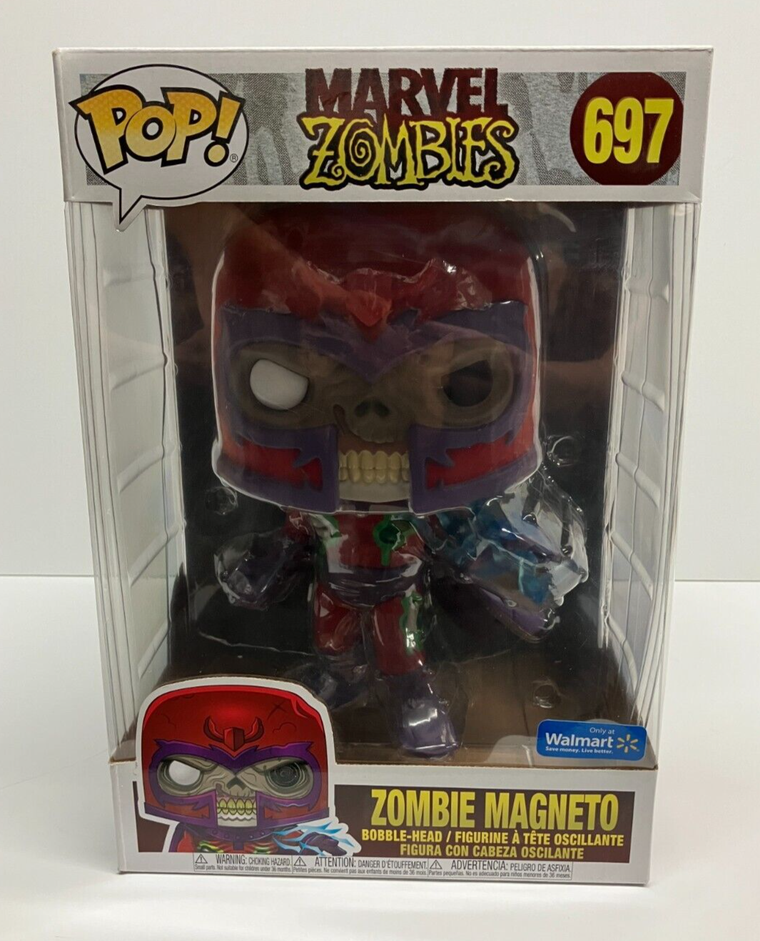 Zombie Magneto 697 Walmart Exclusive Jumbo 10 Inch Funko Pop