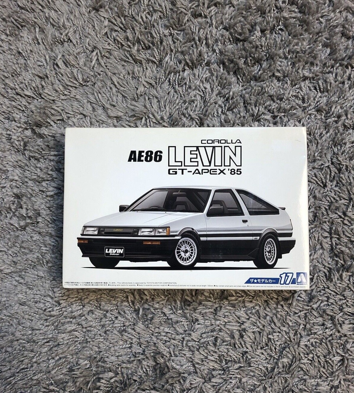 Aoshima 1/24 Toyota Corolla Levin AE86 1500SR 1985 059685
