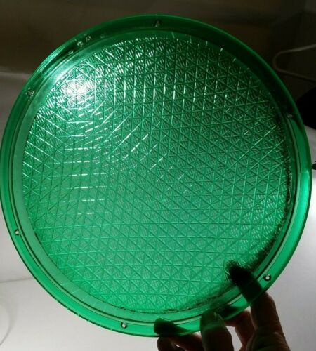 Green Traffic Signal 12" Lens Only Intertek Polycarbonate