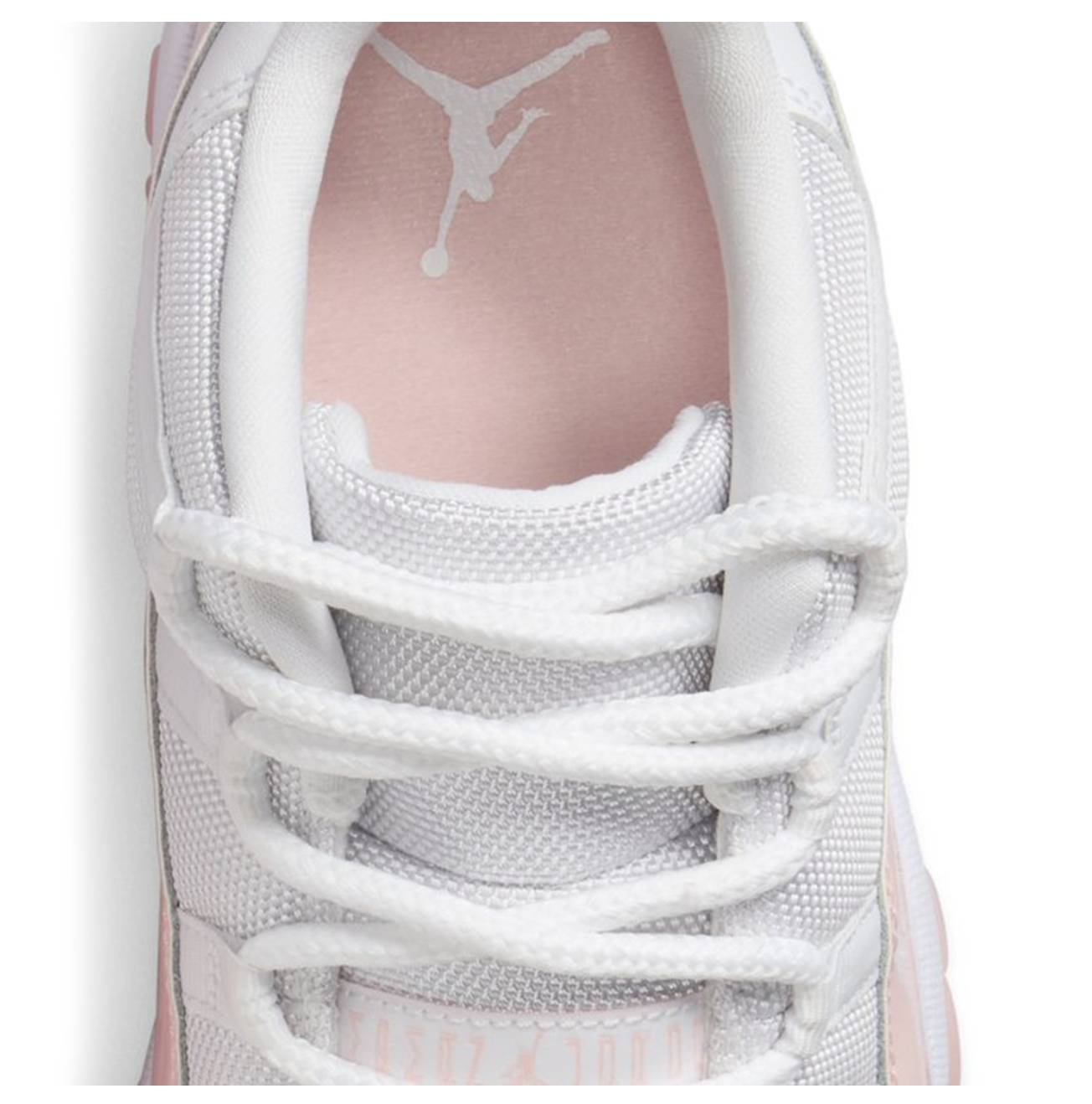 Pre-owned Jordan Air  11 Retro Low Women White Legend Pink Ah7860-160 Size 8 - 12