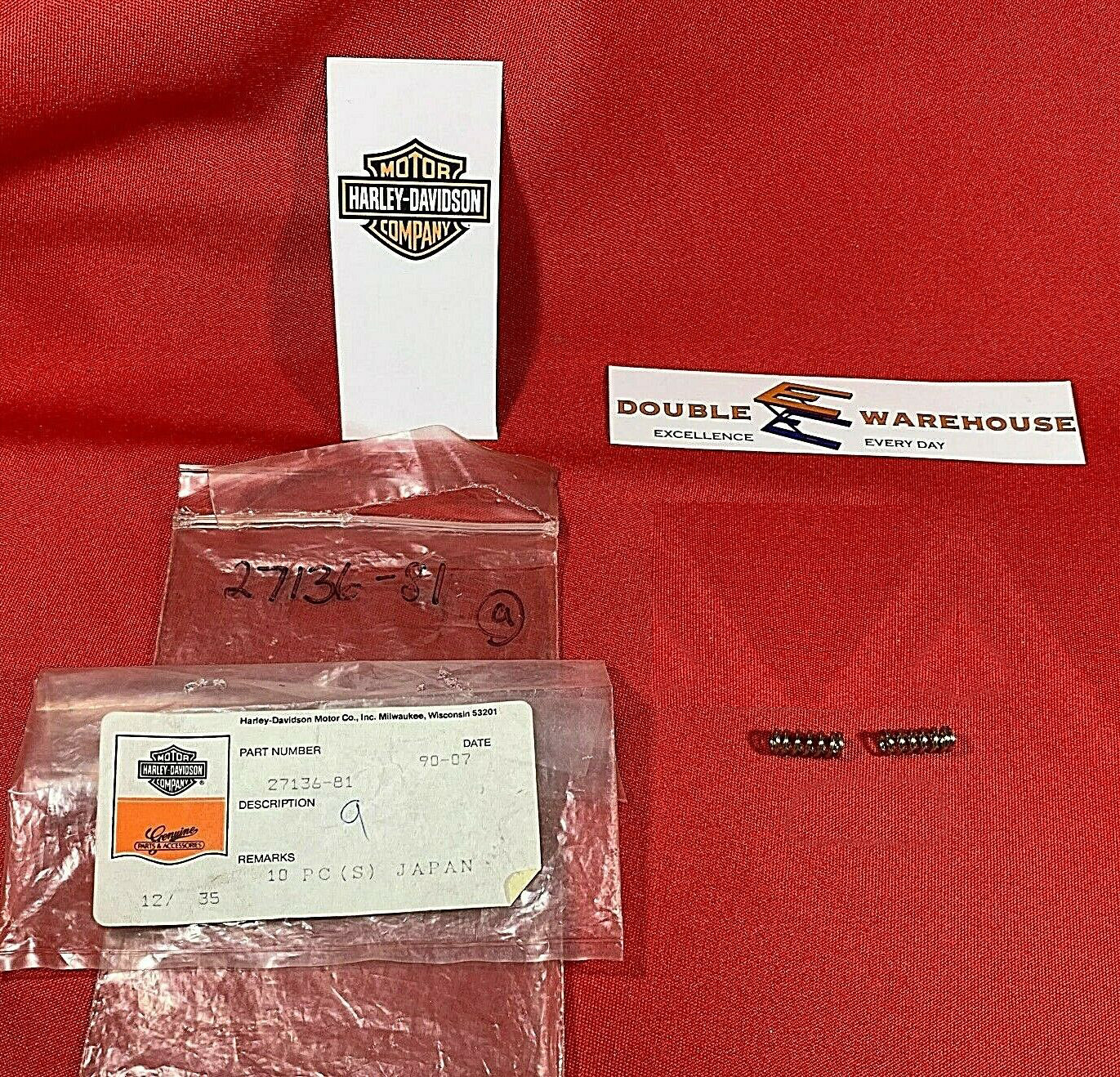 NOS OEM Harley Davidson 27136-81 Spring LOT OF TWO | eBay NOS OEM Harley Davidson 27136-81 Spring LOT OF TWO | eBay