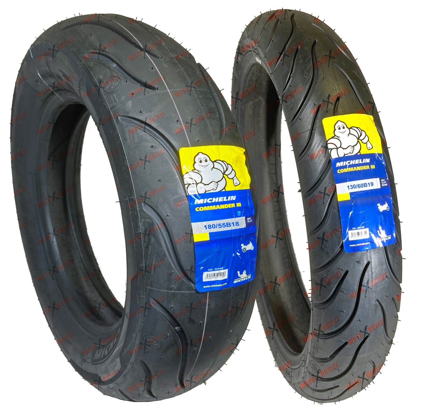 パーツ COMMANDER III TOURING 180/55B18 Amazon.com: MICHELIN Commander III Touring Rear Tire - 180