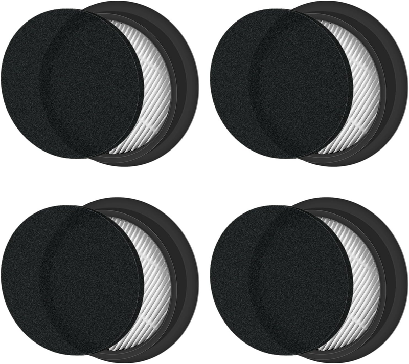 Vacuum Cleaner Filter for SMOTURE VAC01 VAC02 VC70 Ozeeco EC01 4 Pack