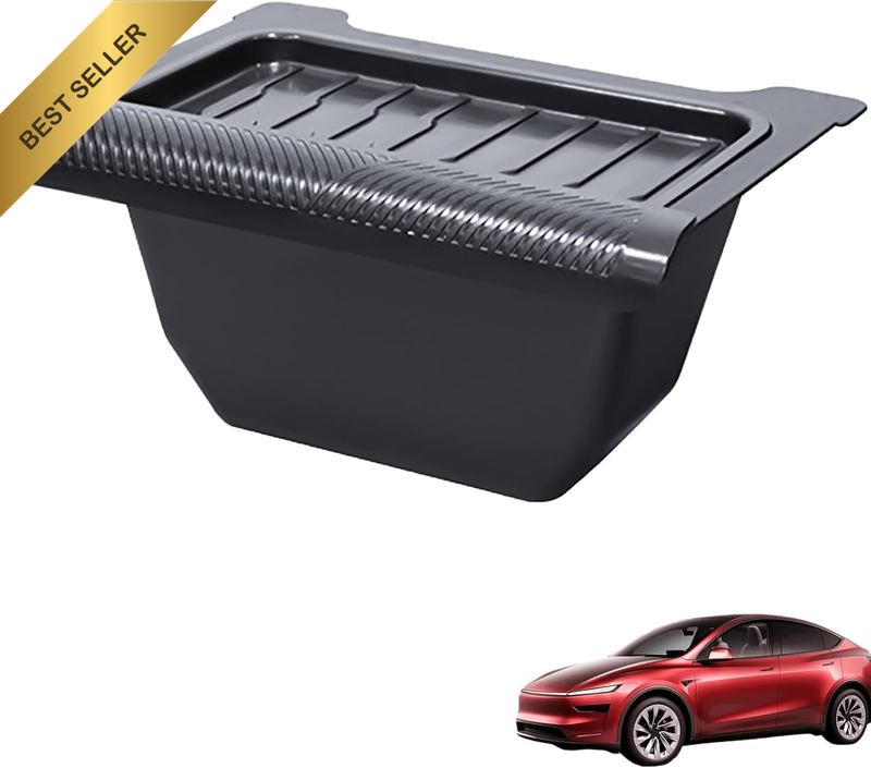 Rear Center Console Floor Storage Box for Tesla Model Y Juniper 2025 2026 Storag