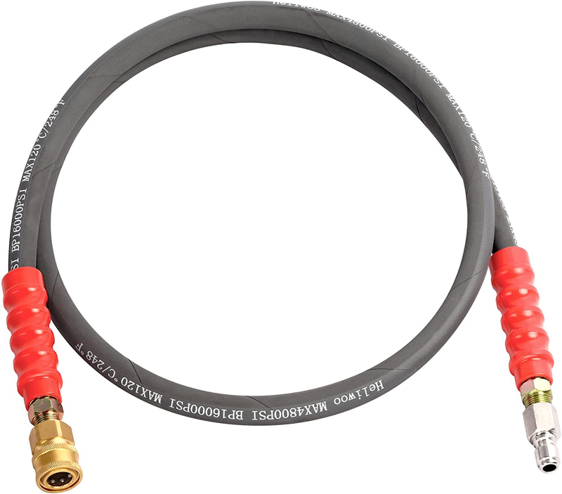 Pressure Washer Whip Hose 5FT, 3/8'' Hose Reel Connector Hose for Power Washer,