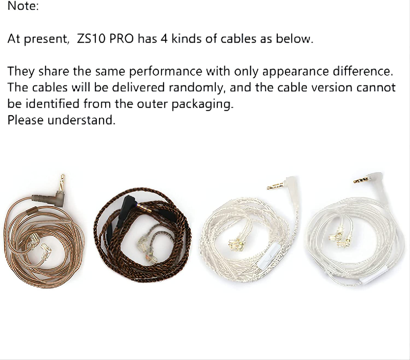 KZ ZS10 Pro, Linsoul 4BA+1DD 5 Driver in-Ear HiFi Metal Earphones with Stainl...