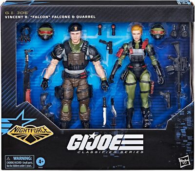 GIジョー クラシファイド シリーズ　ナイトフォース ファルコーネ＆クォレル G.I. Joe Classified Figure Night Force 2-Pack - Falcon