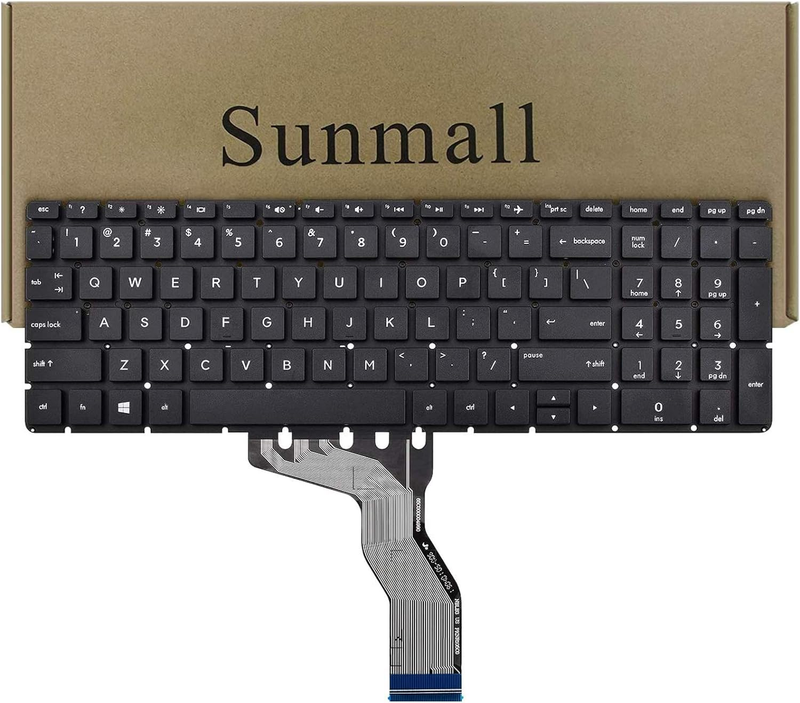 SUNMALL Replacement Keyboard Compatible with HP 15-BS 15-BP 15-BR 15-BW 15G-BR