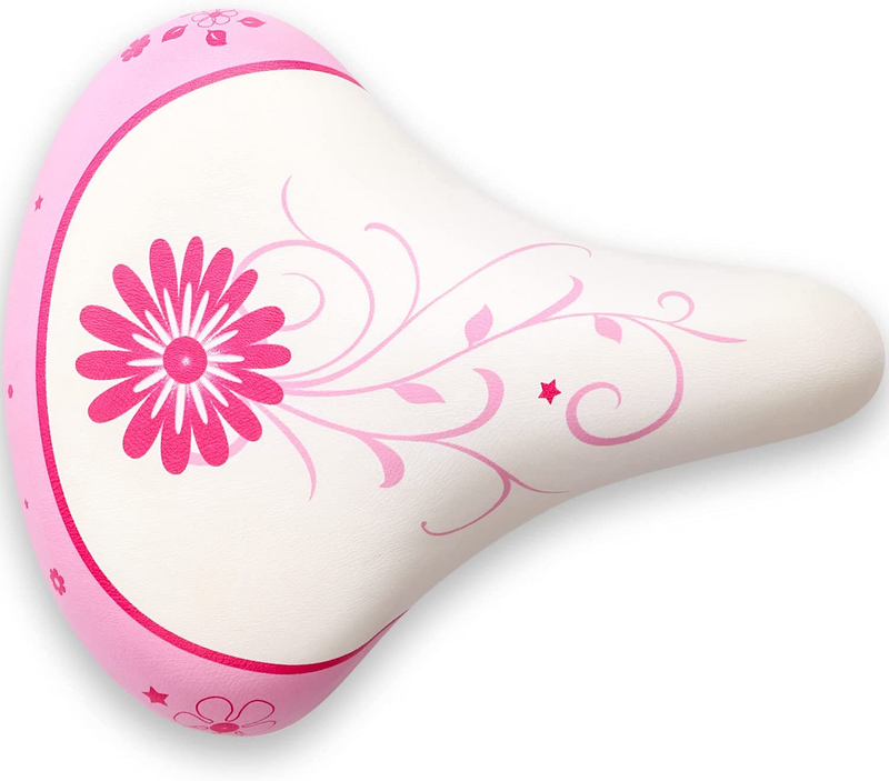 Saddle For Girls & Boys Waterproof Wide Soft Bike Cushion Dual Shoc