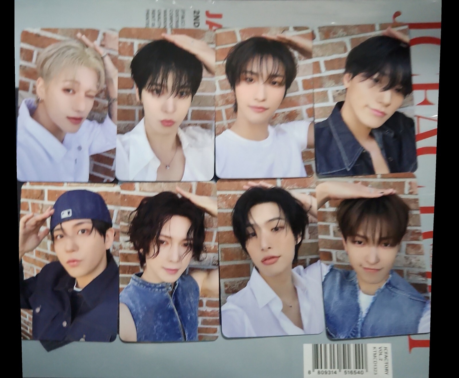 ATEEZ アチズ applemusic 3.0 全員 コンプ トレカ ATEEZ APPLEMUSIC 対面 サイン会 ヨントン特典トレカ8枚コンプ