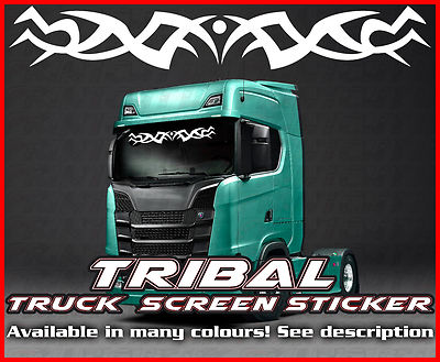 Tribal Lorry Truck windscreen sticker Glass Cab Window HGV MAN DAF SCANIA IVECO