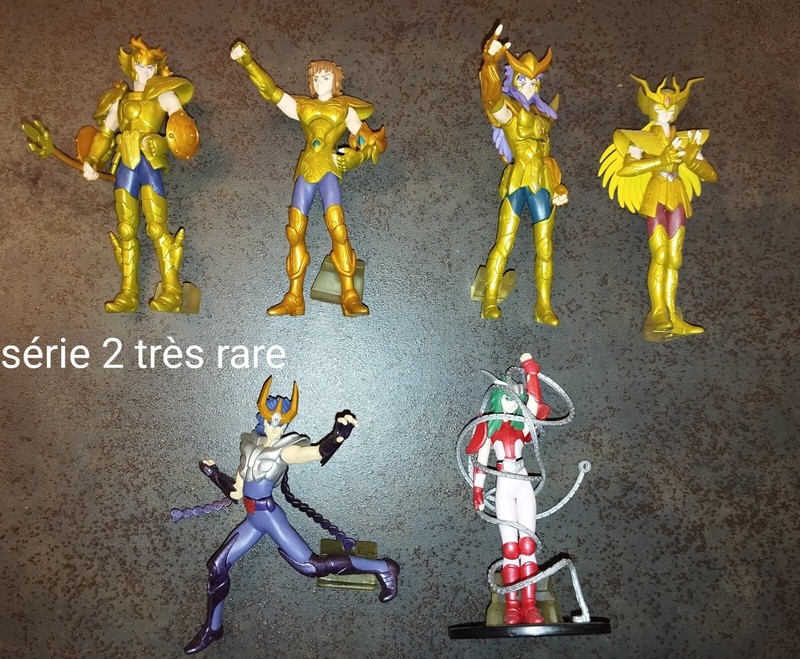 Saint Seiya Gashapon SÃ©Rie 2 TrÃ¨S Rare Bandai Hgif Set Complet De 6 Figurines