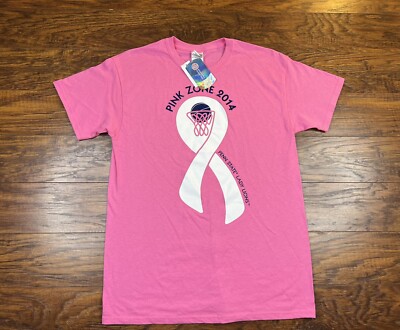 Penn State Lady Lions Breast Cancer T Shirt Medium Pink A6