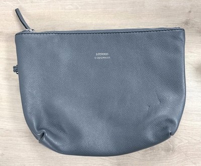 Pochette Loxwood en cuir gris