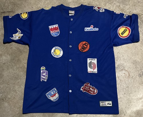 Majestic - HWC BULLETS majestic NBA ユニフォーム VINTAGE MAJESTIC HWC NBA BALTIMORE BULLETS BLUE WARM UP