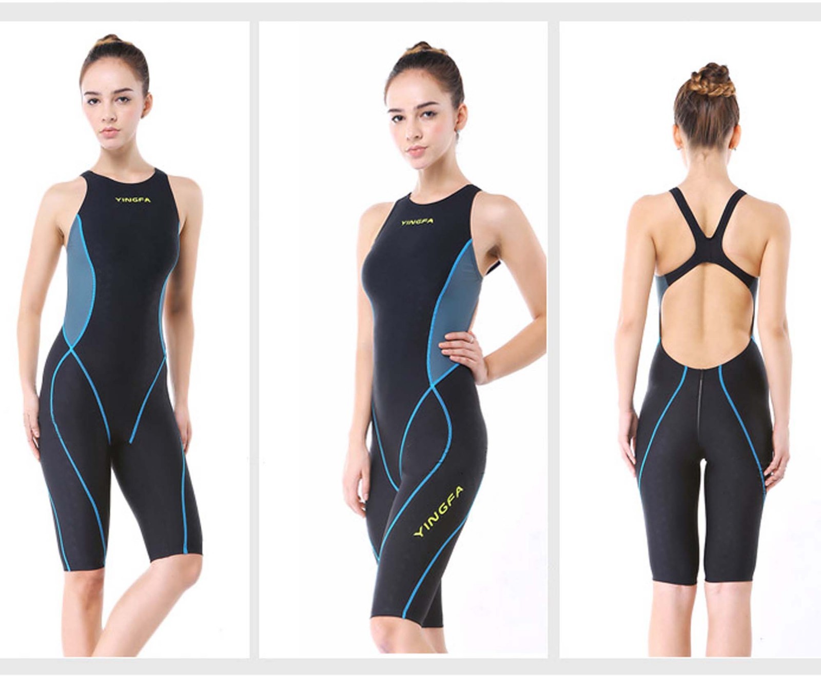 ★送料・関税込★elfelfelfarchives★SWIMMING BODY SUIT★ Yingfa 953-2 kneeskin Swimsuit one piece swimsuit for racing