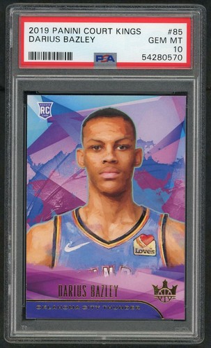 2019 Darius Bazley Panini Court Kings #85 RC PSA 10