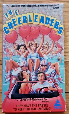 THE CHEERLEADERS (BLOCKBUSTER VHS, 1986) sex comedy 1972 RARE HTF OOP