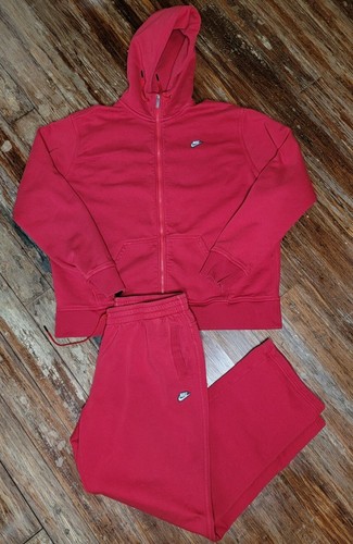 Vintage Nike Men's Matching Swoosh Track Sweat Suit 3XL Hoodie And 3XL Pants