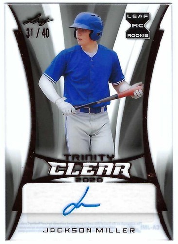 2020 Leaf Trinity - Jackson Miller #CA-JM1