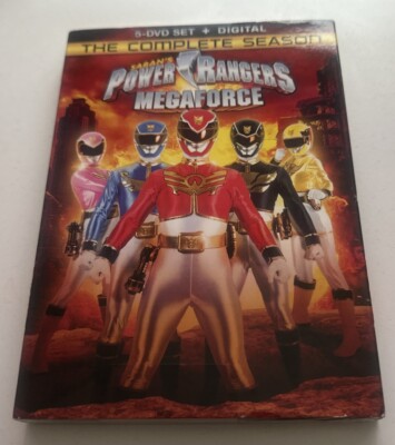 Power Rangers Megaforce: The Complete Season (DVD, 2013, 5-Disc Set)-New/Sealed