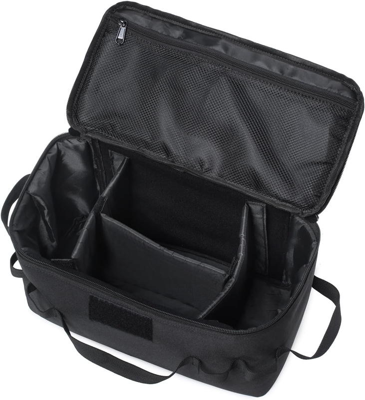 Camping Storage Bag Utility Tote Trunk Organizer Tactical Bag Dividers Strap