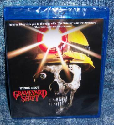 NEW RARE OOP SCREAM FACTORY STEPHEN KING GRAVEYARD SHIFT MOVIE BLU RAY 1990