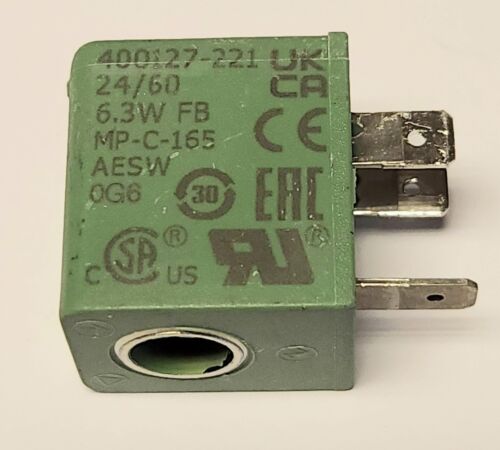 ASCO 400127 221 Solenoid Valve Coil 24 Volt 6.3W FB MP-C-165 ASCO 400127 221 Solenoid Valve Coil 24 Volt 6.3W FB MP-C-165