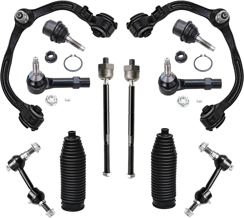 Detroit Axle - Front 12pc Suspension Kit for Ford Expedition L...