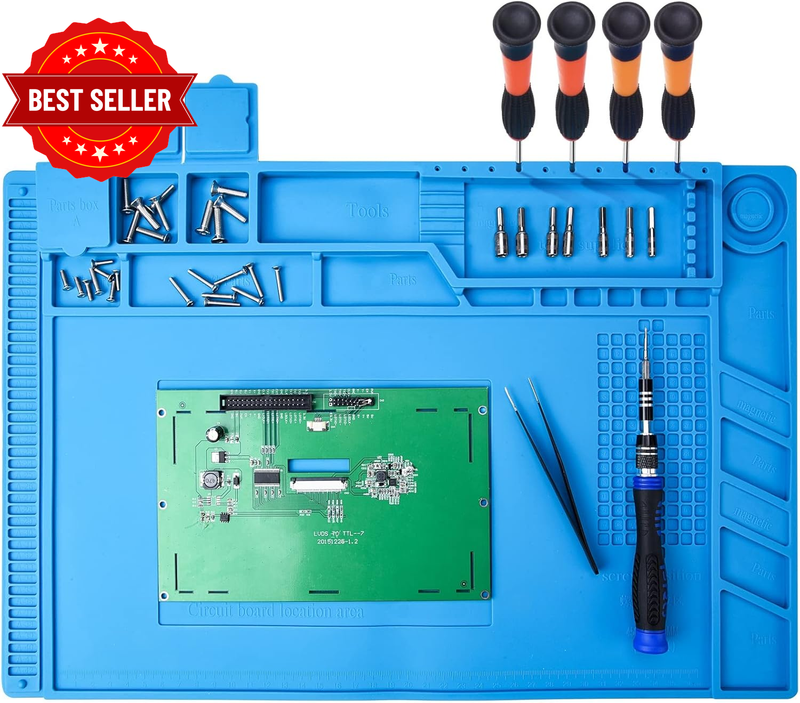 Anti-Static Soldering Mat  500℃ Heat-Resistant Magnetic Multi-Purpose Work Stati