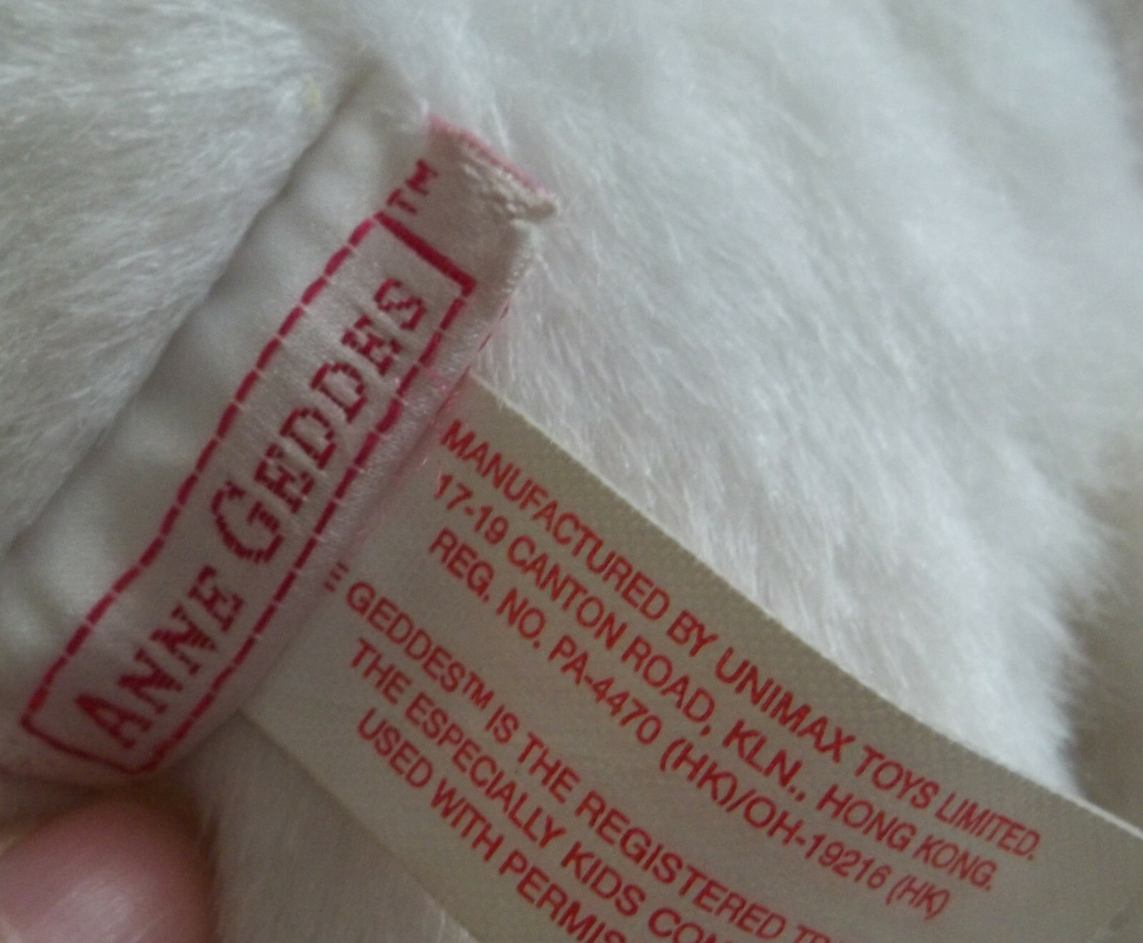 Anne Geddes Baby Bunnies Beans Filled Collection Plush No. 525901