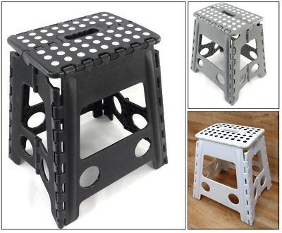Large Tall Step Stool Multi Purpose Anti Slip Grip Pimples Easy