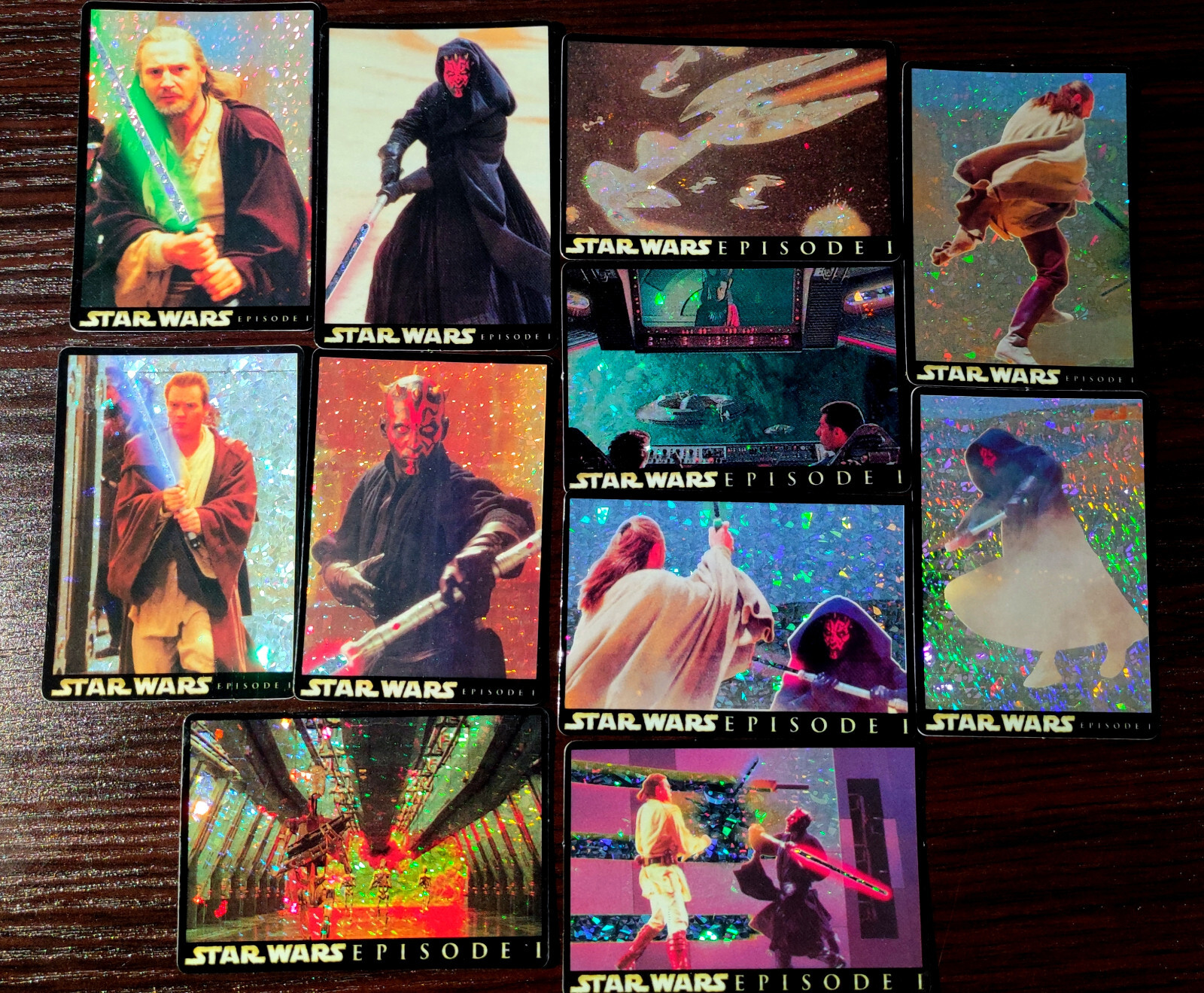 STAR WARS episode1 当時物 vintage Star Wars Episode 1 Card set of 11 - Vintage 1999 - Holo | eBay