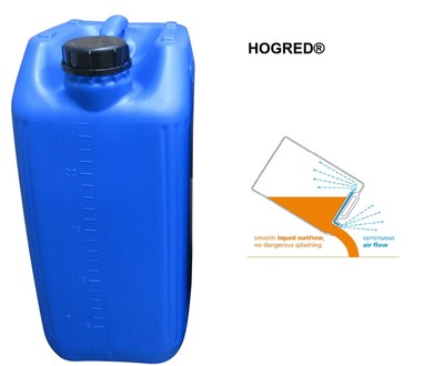 food and catering industry jerry cans antiglug approved 25 litre x 4 HOGRED®