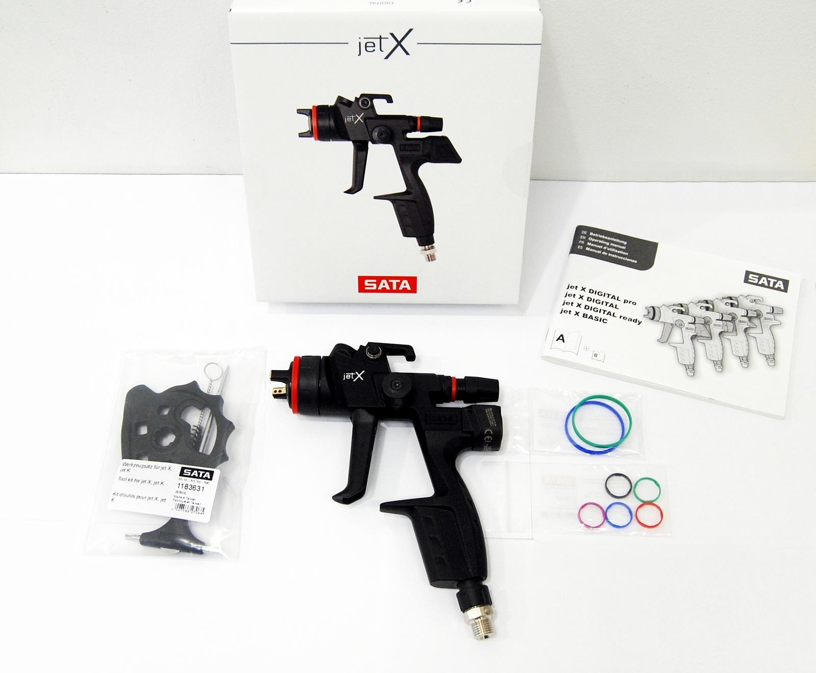 SATA jet X RP 1,2 I (Control) DIGITAL Paint Spray Gun 1200386 with