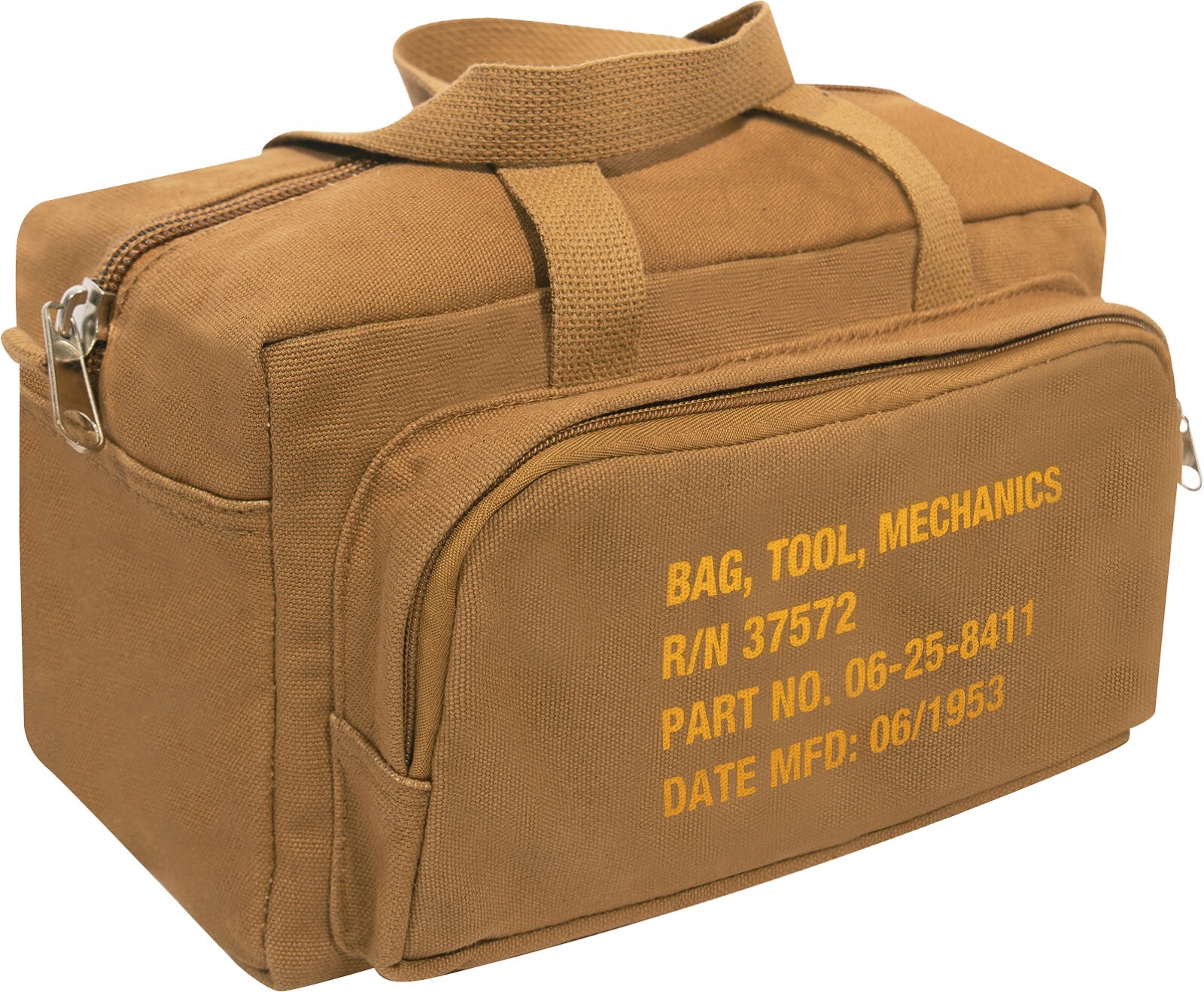 Canvas Mechanics Tool Bag Military Stamped Stencil Heavy