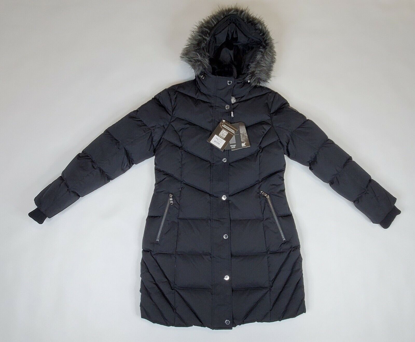 Pre-owned Pajar Provence Puffer Down Jacket Women's Medium Msrp $595 In Black