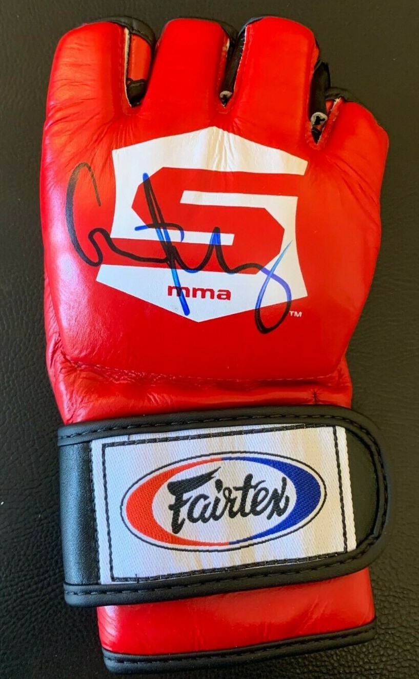 Gilbert Melendez Signed Official StrikeForce Red MMA Glove
